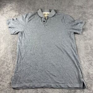 Tasso Elba‎ Short Sleeve Golf Polo Shirt Mens Medium Gray
